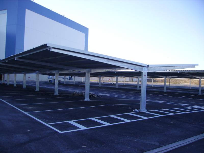 marquesinas de parking para airbus en toledo