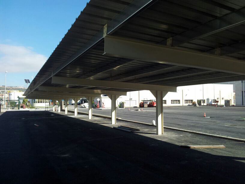 marquesinas de parking para enagas en barcelona