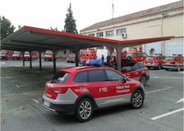 marquesinas de parking policia foral de navarra